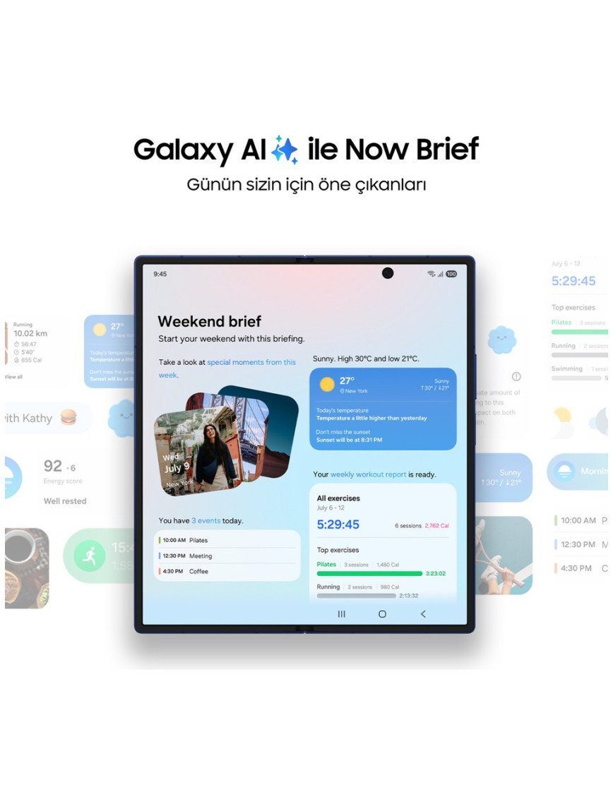 Samsung Galaxy Z Fold7 1 Tb 16 GB Ram (Samsung Türkiye Garantili) Gece Siyahı